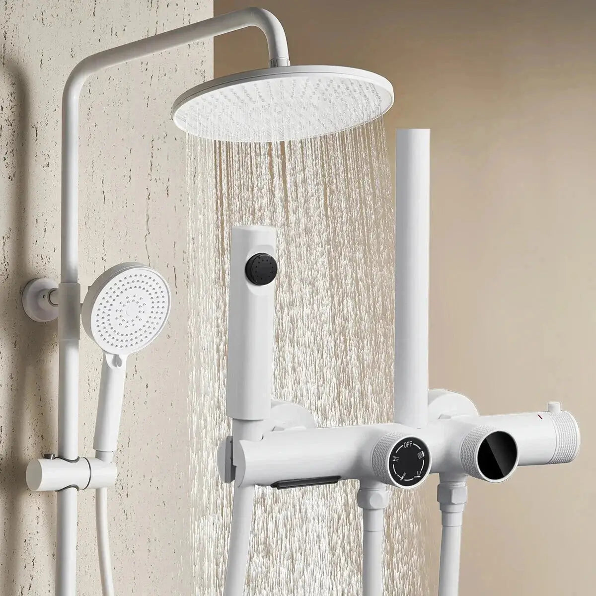 Colonne de douche blanches - Focett