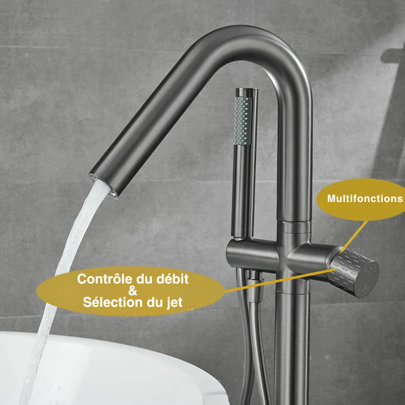 Mitigeur Baignoire Noir Mat