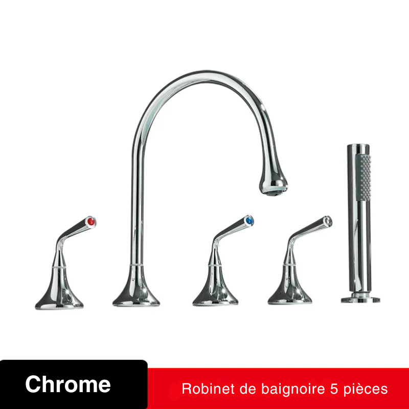 Mitigeur Baignoire Sur Gorge Noir