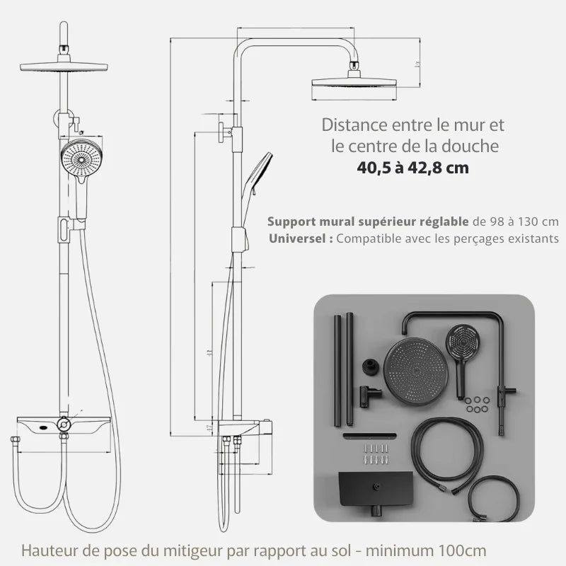 Colonne De Douche 2 Sorties