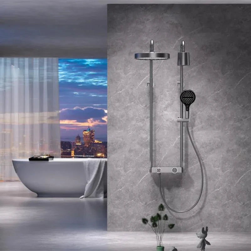 Colonne De Douche Avec Deux Pommeaux