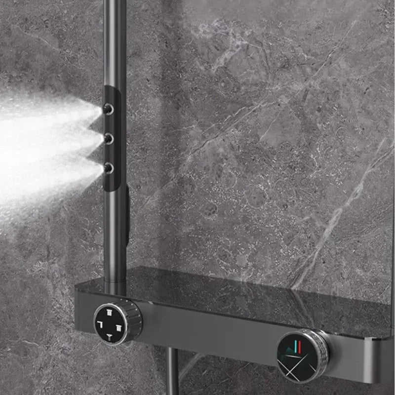 Colonne De Douche Avec Deux Pommeaux