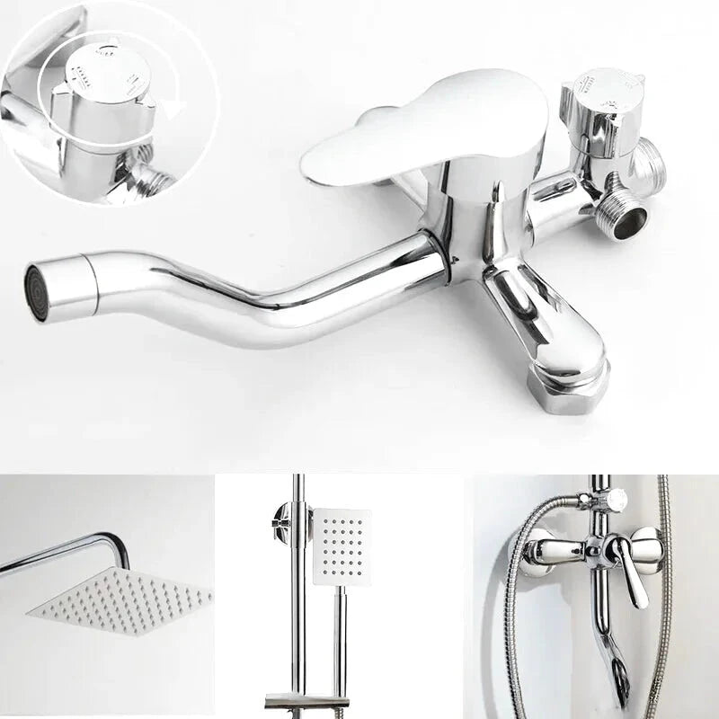 Colonne De Douche Avec Rangement Intégré