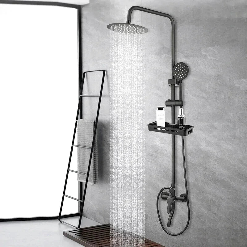 Colonne De Douche Avec Rangement Intégré