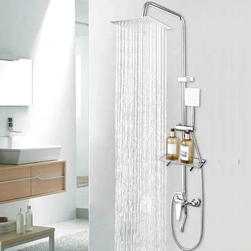 Colonne De Douche Avec Rangement Intégré