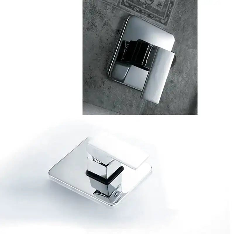 Colonne De Douche Diam 30 cm Chromé Foncé - Focett