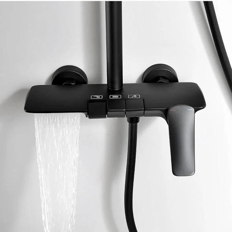 Colonne De Douche En Laiton Doré - Focett