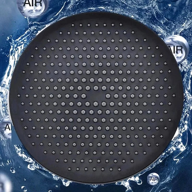 Colonne de Douche Thermostatique Or Brossé – Pommeau XXL 25cm” & Douchette 3 Fonctions, Design Moderne Minimaliste & Économie d'eau - Focett