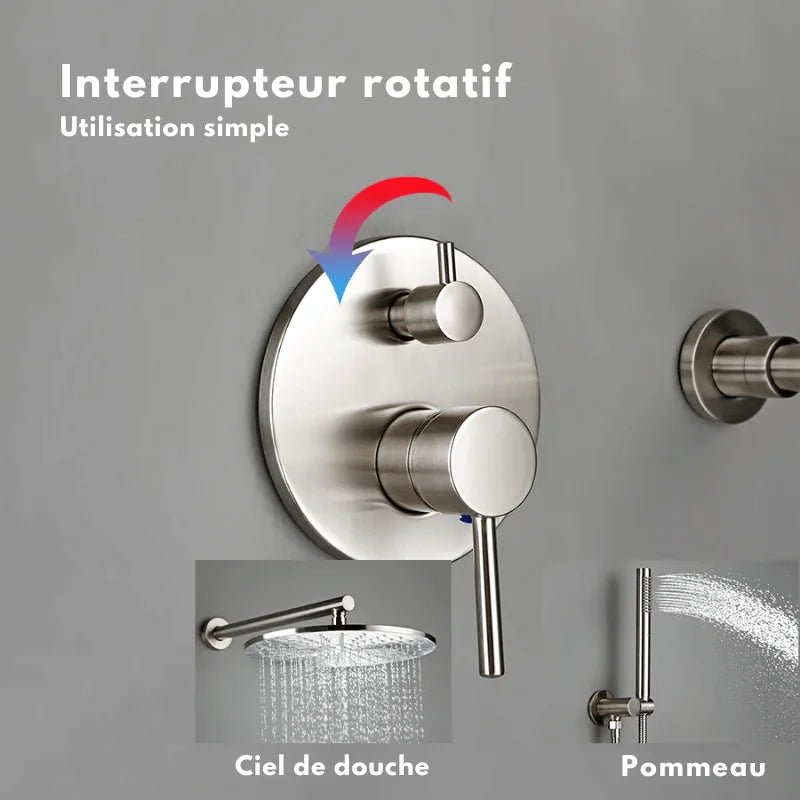 Colonne De Douche Encastrable Chrome