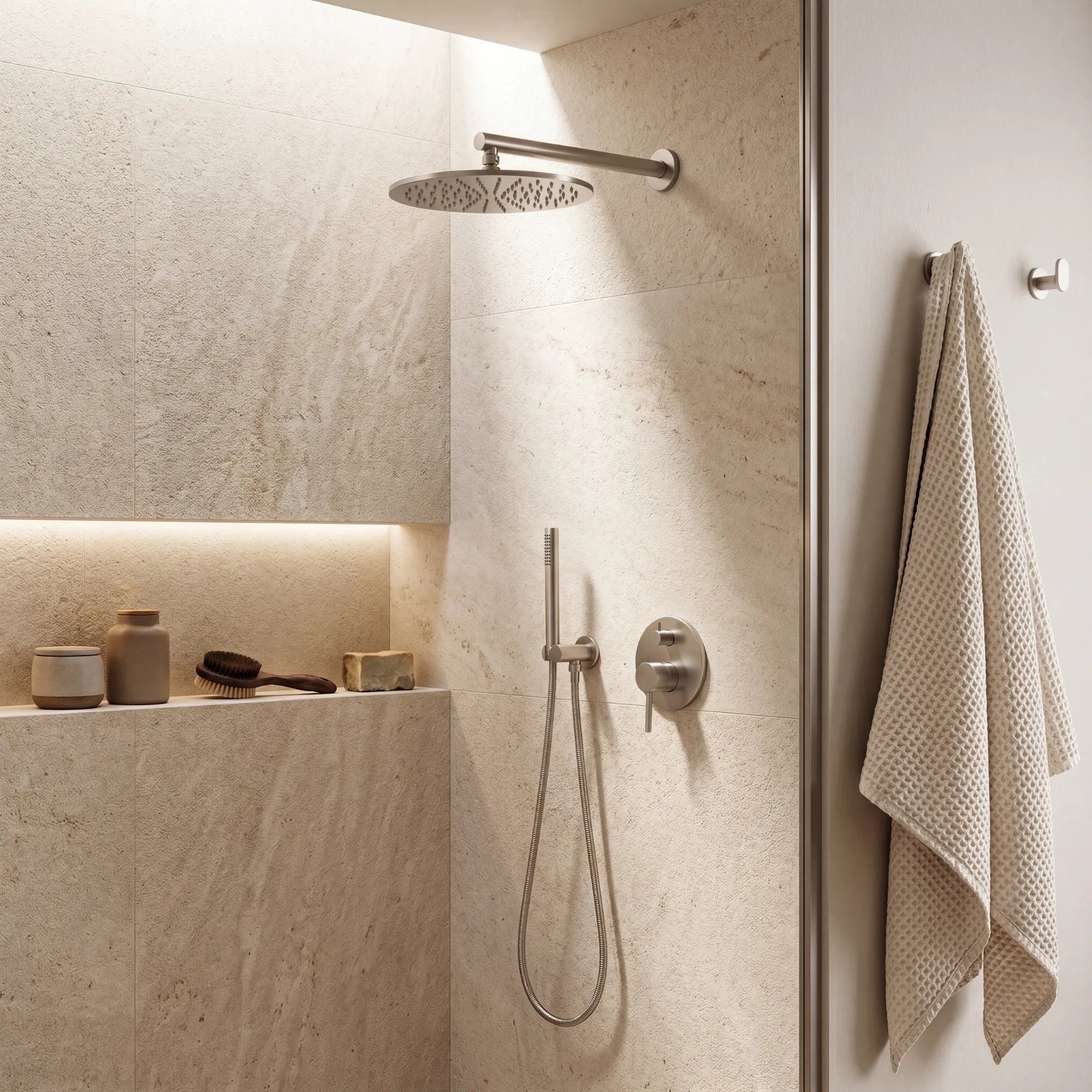 Colonne De Douche Encastrable Chrome