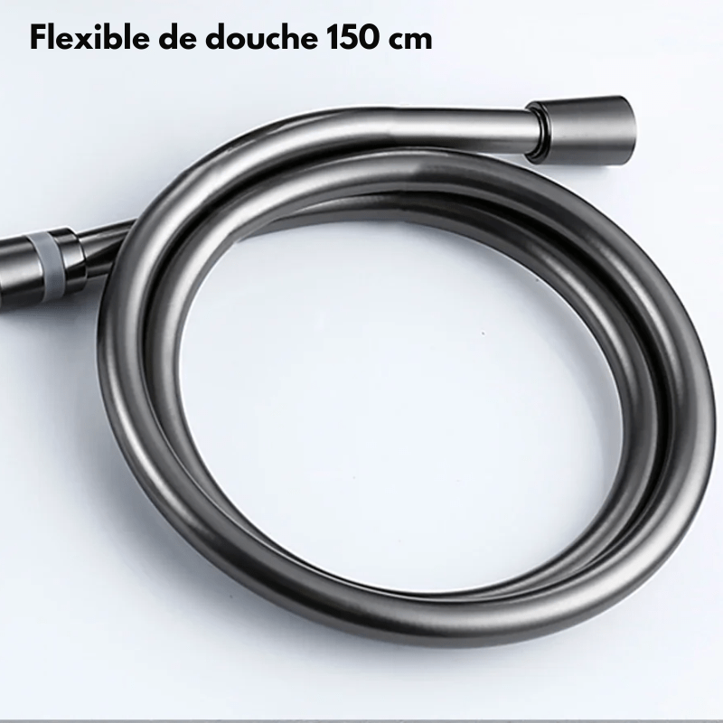 Colonne de douche encastrable gris finitions haut de gamme - Focett