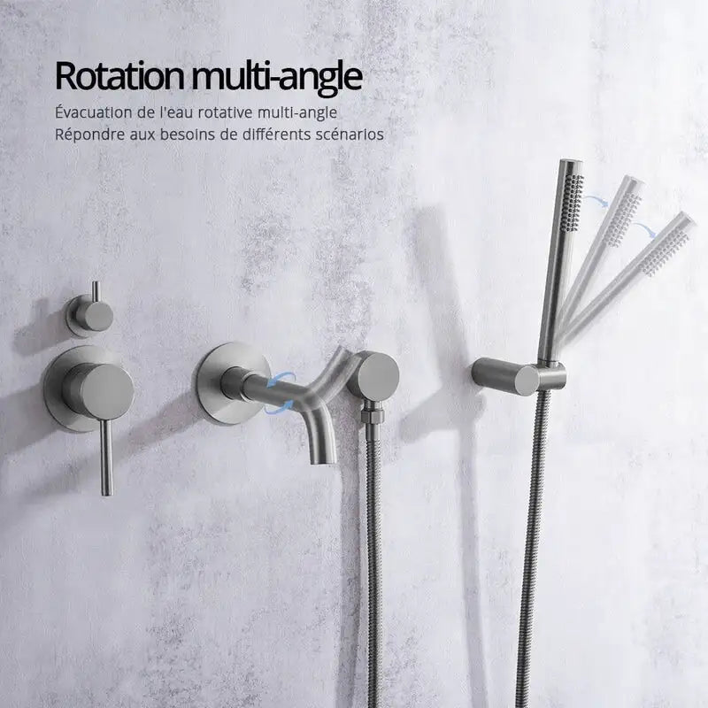 Colonne De Douche Encastré 30cm