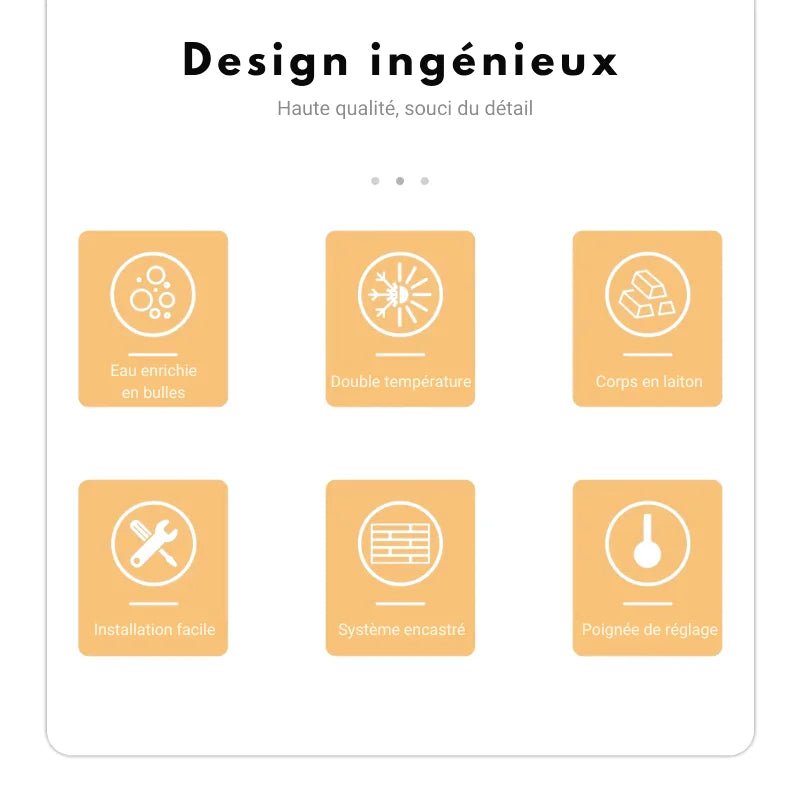 Colonne De Douche Encastré 30cm