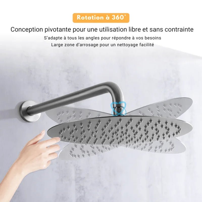 Colonne De Douche Encastré 30cm