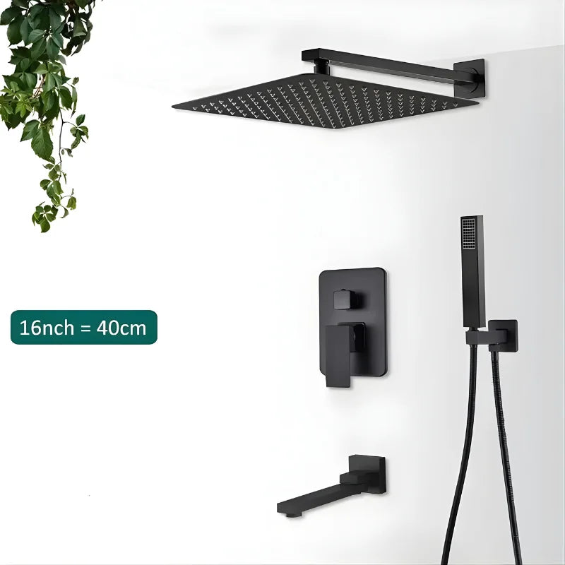 Colonne De Douche Encastrée Tete Carrée