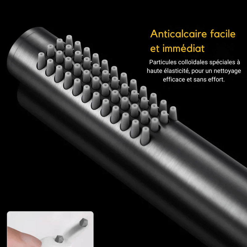 Colonne de douche grise encastrable finitions haut de gamme - Focett