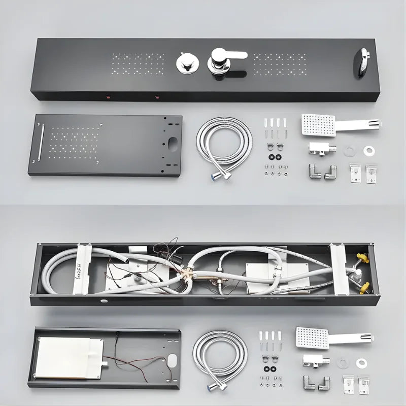 Colonne De Douche Hydromassante Avec Led