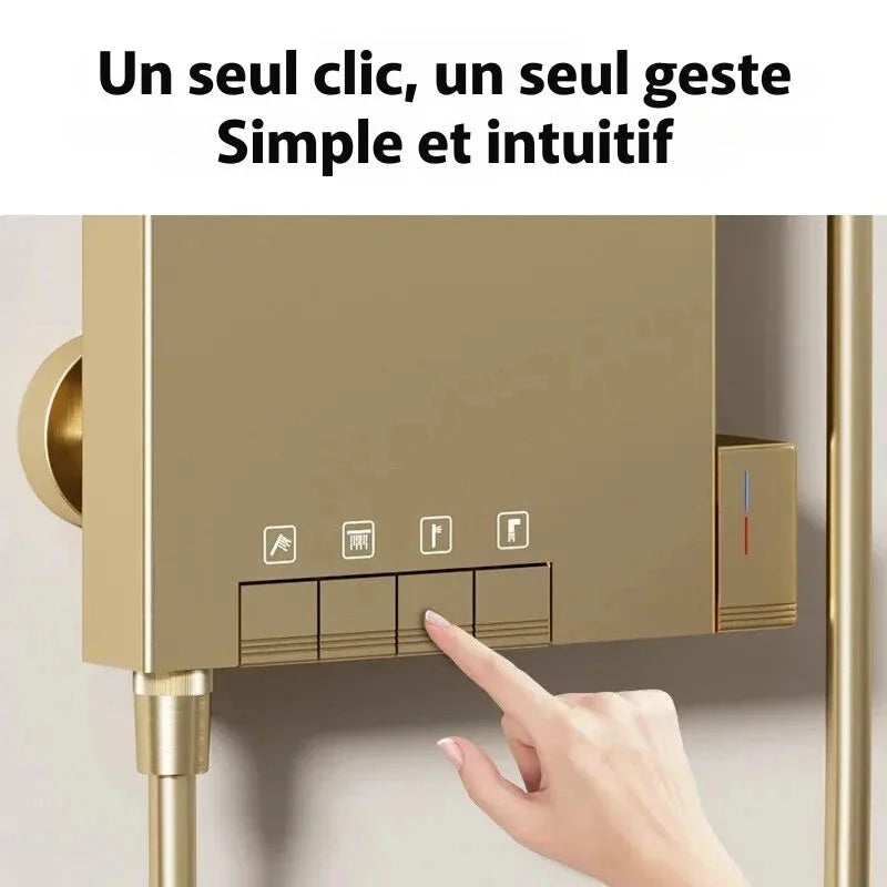 Colonne De Douche Hydromassante Avec Robinetterie