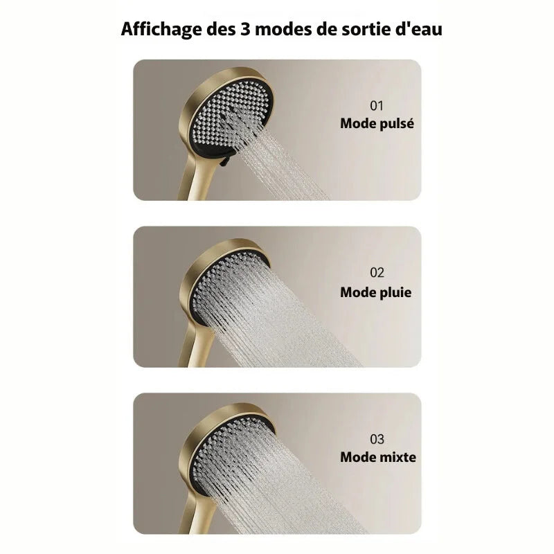 Colonne De Douche Hydromassante Avec Robinetterie