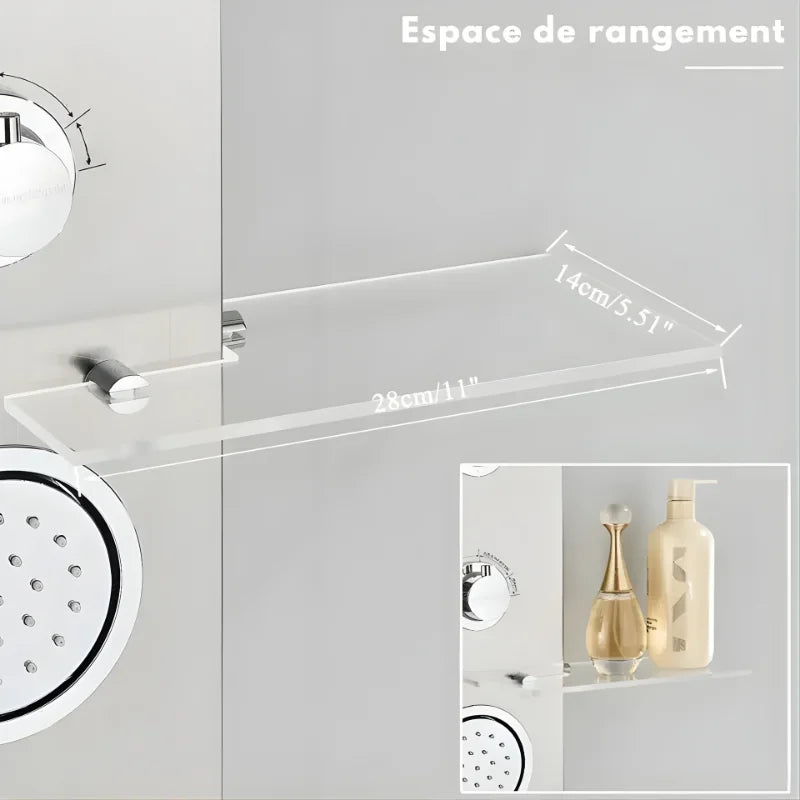 Colonne De Douche Hydromassante Haut De Gamme