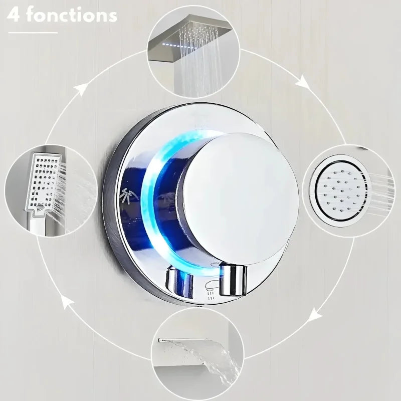 Colonne De Douche Hydromassante Haut De Gamme