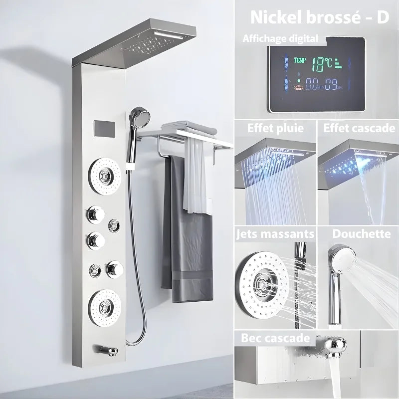 Colonne De Douche Hydromassante Haut De Gamme