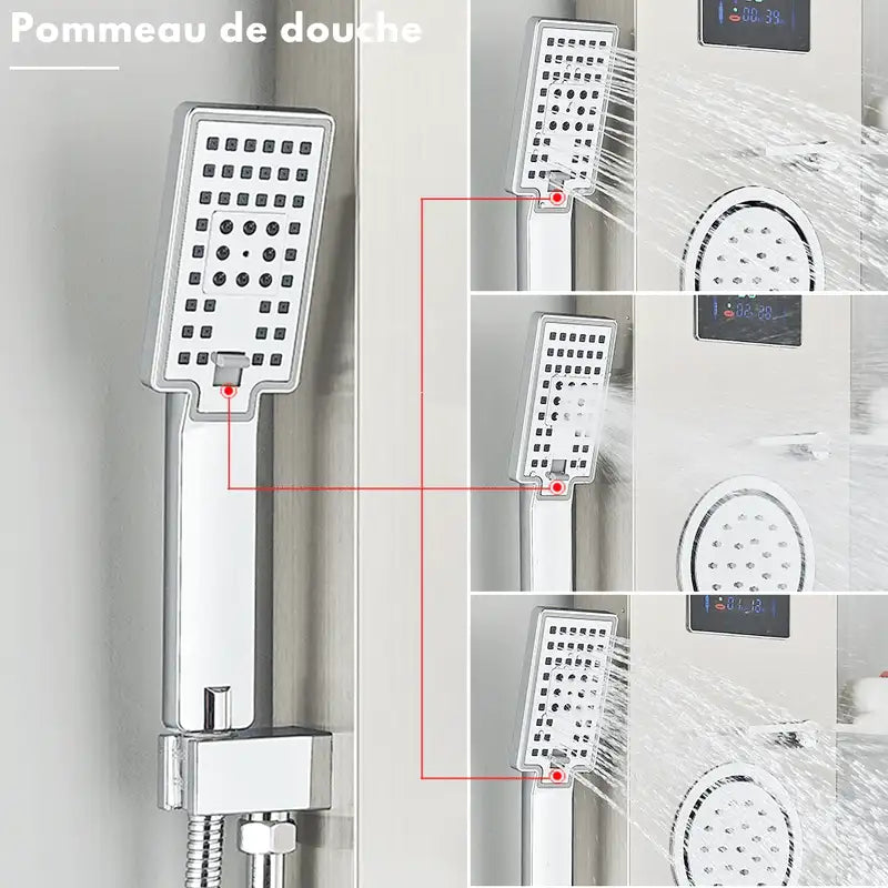 Colonne De Douche Hydromassante Haut De Gamme