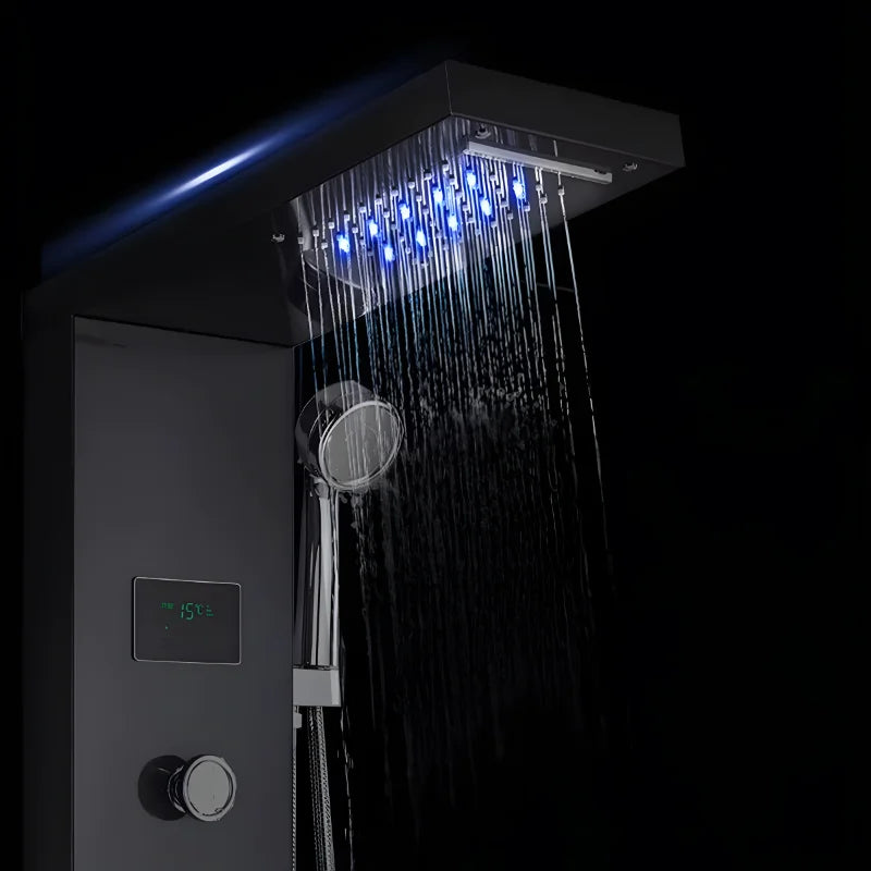 Colonne De Douche Hydromassante Noir