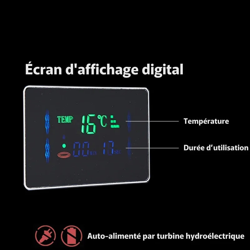 Colonne De Douche Hydromassante Noir