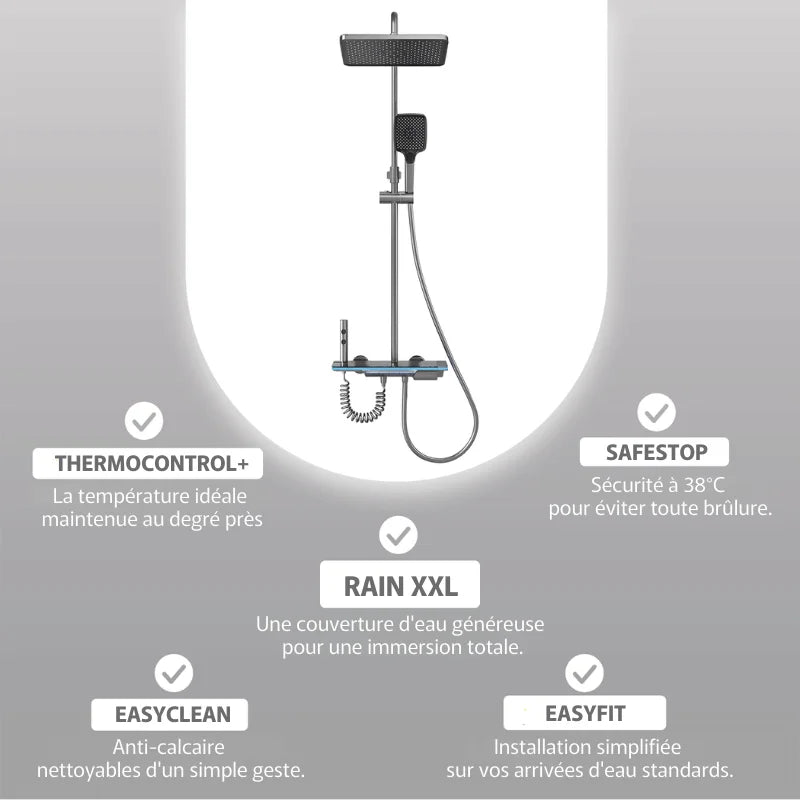 Colonne De Douche Mitigeur Thermostatique - (Zéro variation de température)