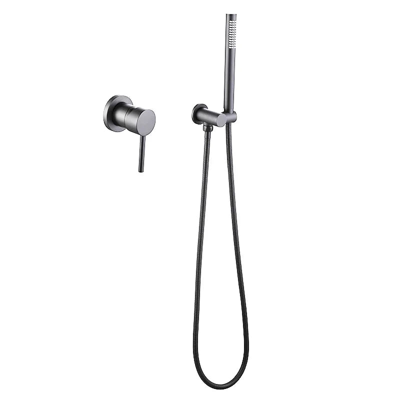 Colonne de Douche Or Moderne – Laiton Massif, Finition Brossée Or, Noir, Chrome ou Gris avec Système Douche de Luxe Discret en Cuivre Brossé et Or