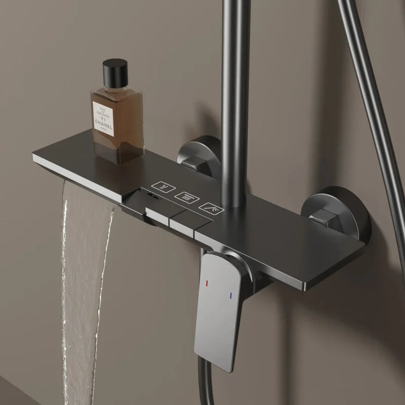 Colonne De Douche Noir Mécanique