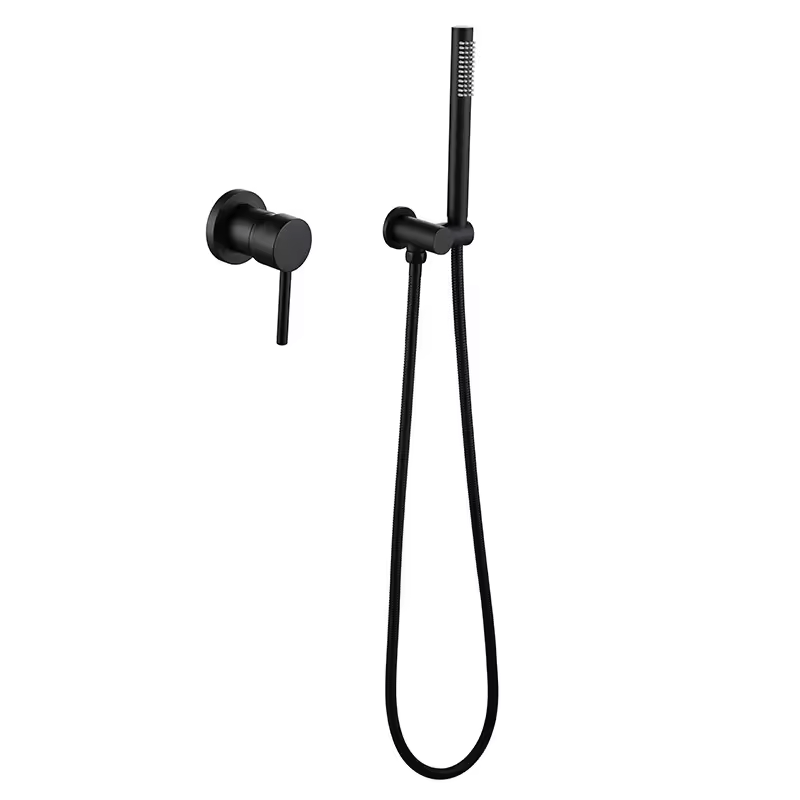 Colonne de Douche Or Moderne – Laiton Massif, Finition Brossée Or, Noir, Chrome ou Gris avec Système Douche de Luxe Discret en Cuivre Brossé et Or