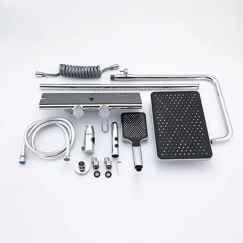 Colonne De Douche Thermostatique Acier Inox