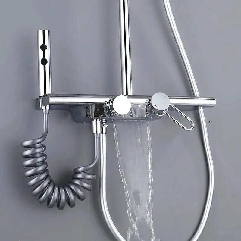 Colonne De Douche Thermostatique Acier Inox