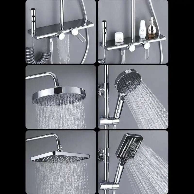 Colonne De Douche Thermostatique Acier Inox