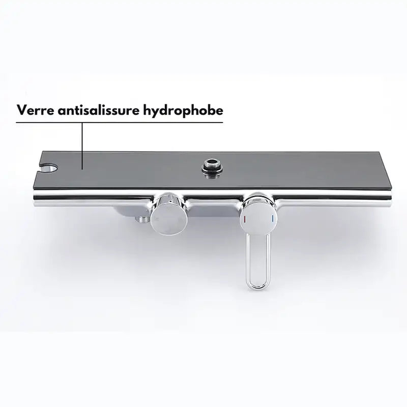 Colonne De Douche Thermostatique Acier Inox