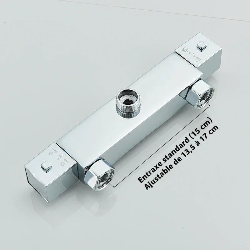 Colonne De Douche Thermostatique Carré