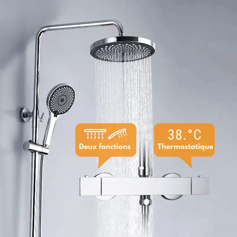 Colonne De Douche Thermostatique Chrome