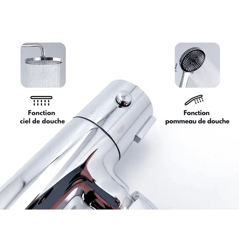 Colonne De Douche Thermostatique Chrome - Focett