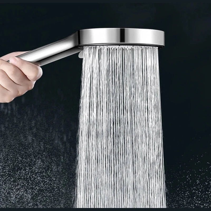 Colonne de Douche Thermostatique Chrome Gris - Avec Pommeau XXL & Douchette 3 Jets – Température Stable, Installation Murale Ajustable & Système Anti - Calcaire - Focett