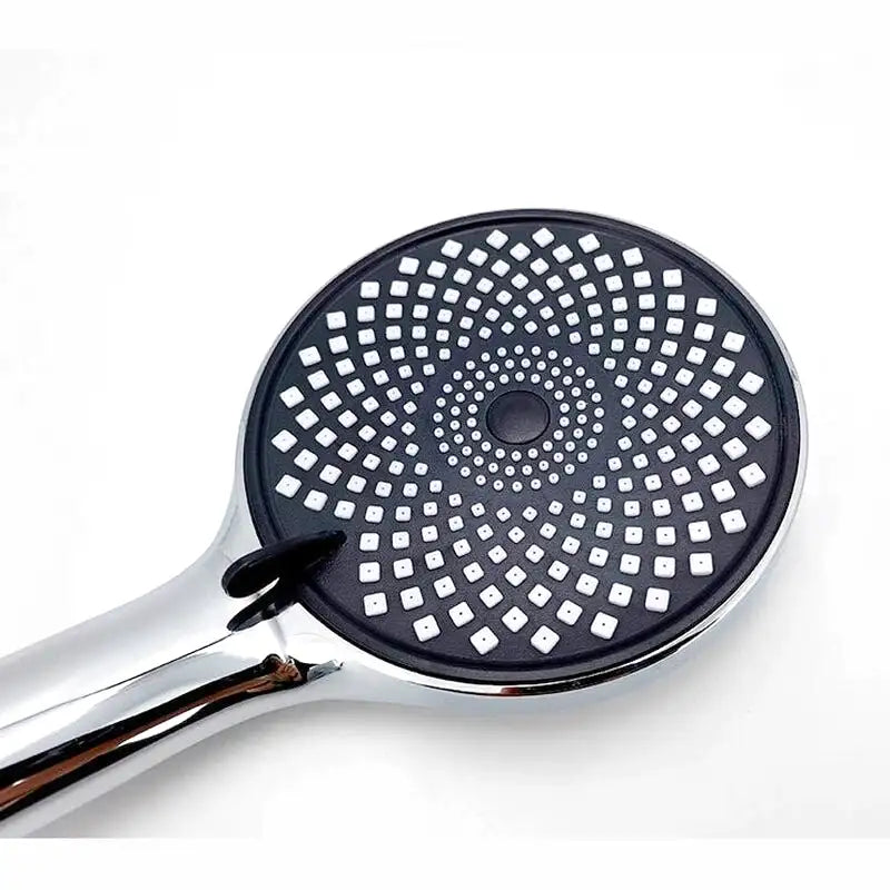 Colonne de Douche Thermostatique Chrome Gris - Avec Pommeau XXL & Douchette 3 Jets – Température Stable, Installation Murale Ajustable & Système Anti - Calcaire - Focett