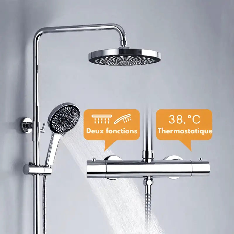 Colonne De Douche Thermostatique Chrome