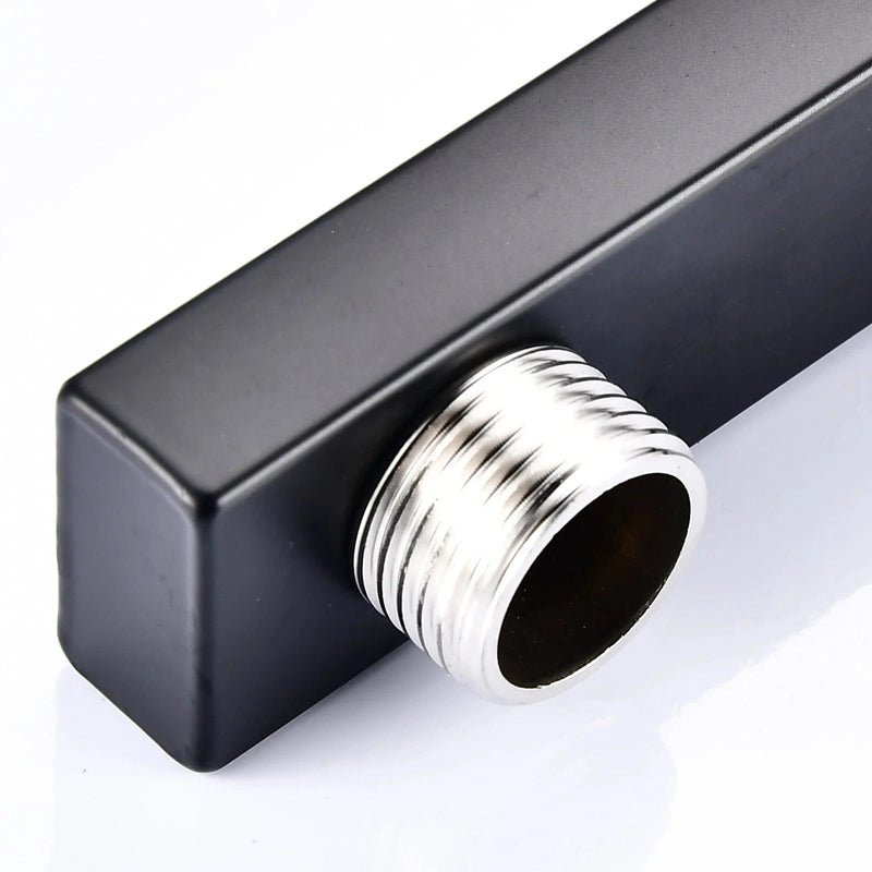 Colonne de Douche Thermostatique Noire – Économie d’Eau & Confort avec Douchette Réglable, Sécurité Anti - Brûlure, Design Élégant - Focett