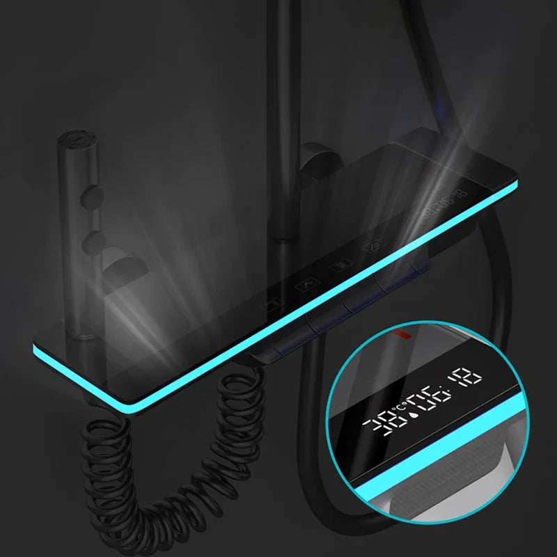 Colonne De Douche Thermostatique Rectangulaire