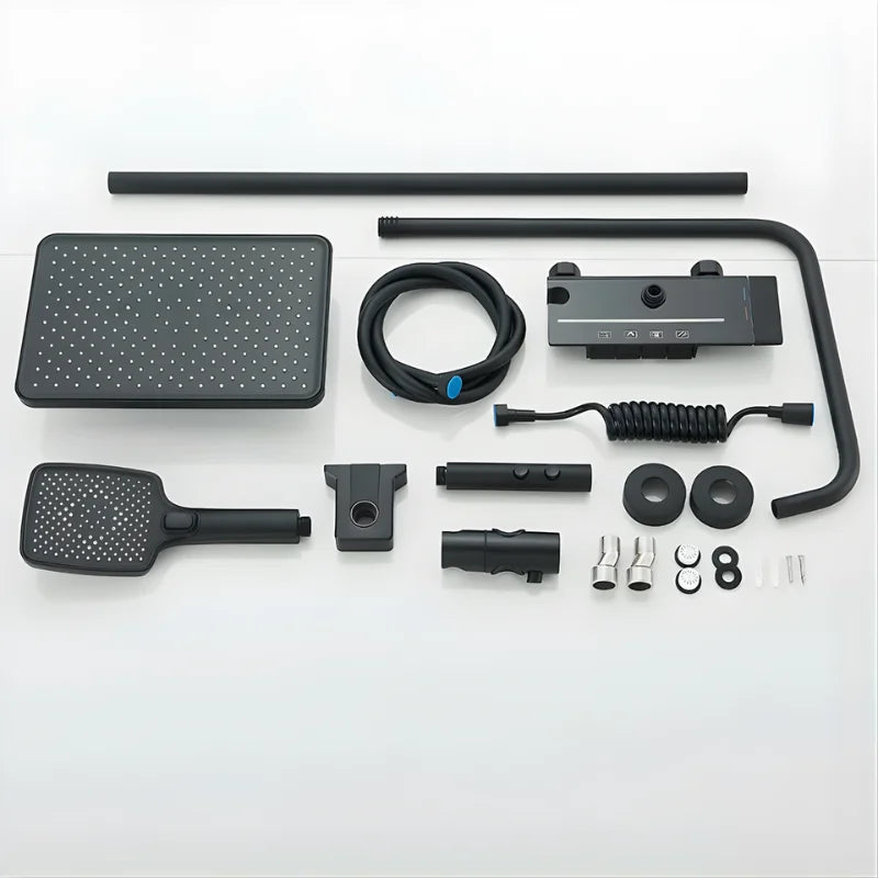 Colonne De Douche Thermostatique Rectangulaire