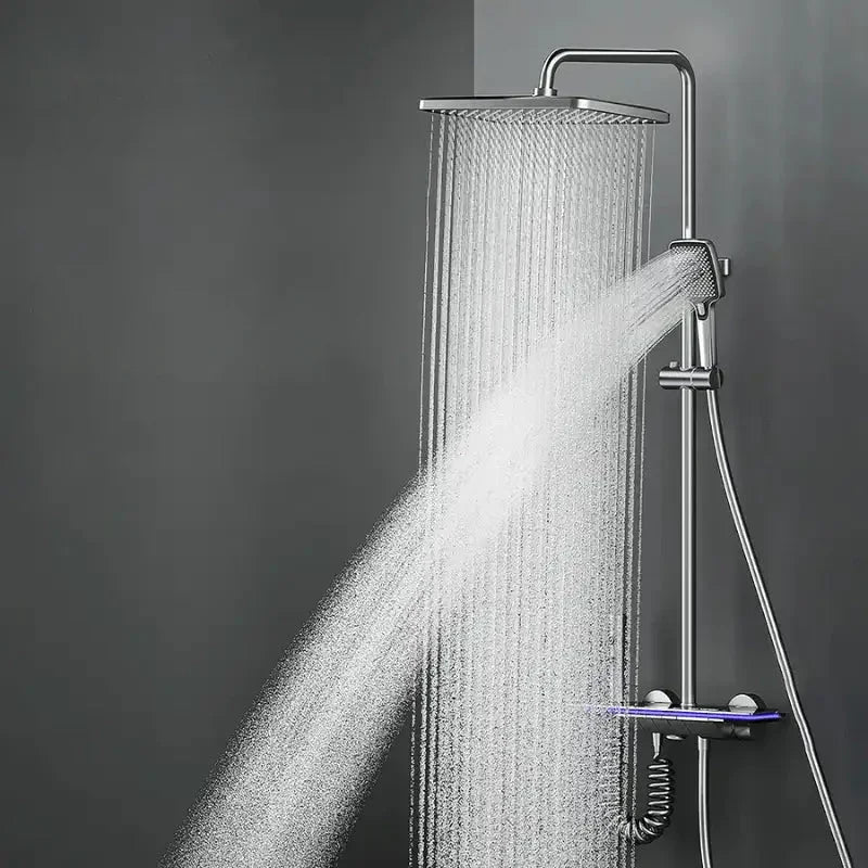 Colonne De Douche Thermostatique Réglable En Hauteur