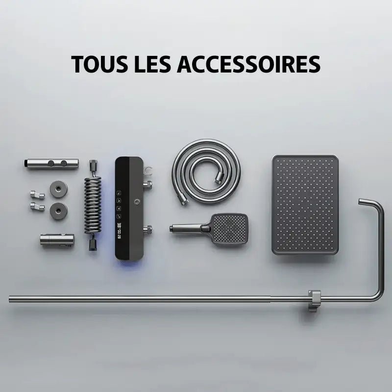 Colonne De Douche Thermostatique Réglable En Hauteur