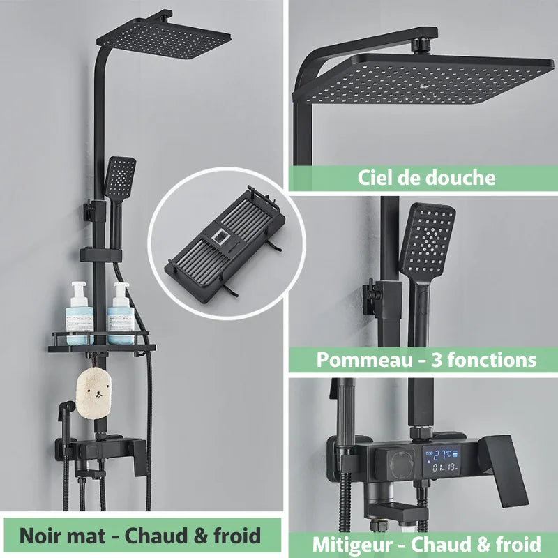 Colonne De Douche Thermostatique Telescopique