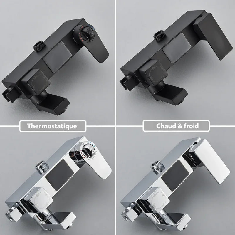 Colonne De Douche Thermostatique Telescopique